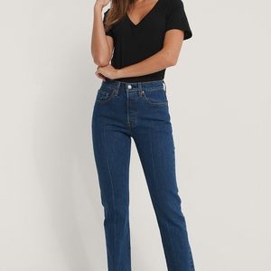 Levi's Premium 501 Cropped Charleston Pressed